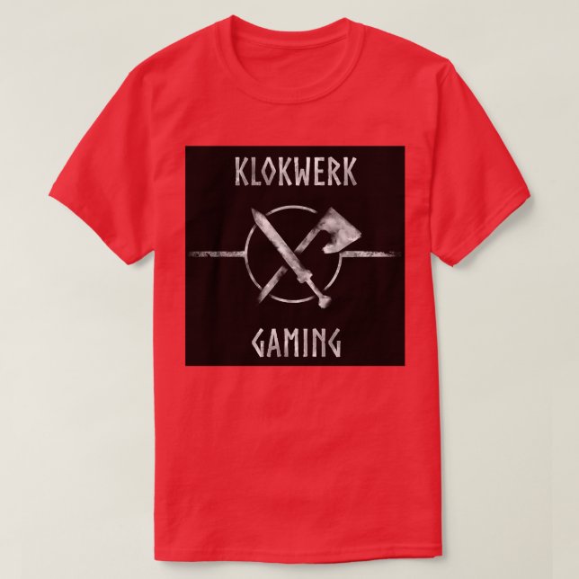Klokwerk Gaming Classic TShirt T Shirt (Design framsida)