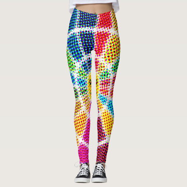 Klolorerande Leggings (Framsida)