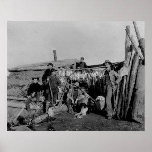 Klondike manar efter jakt på ptarmigan i Nome Poster