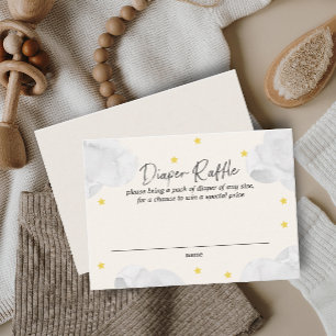 Kloning Könsneutrala babyskor Diaper Raffle Visitkort