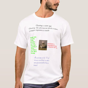 Kloningen projekterar tee shirt