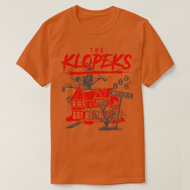 Klopeks House of Horrors T Shirt (Design framsida)
