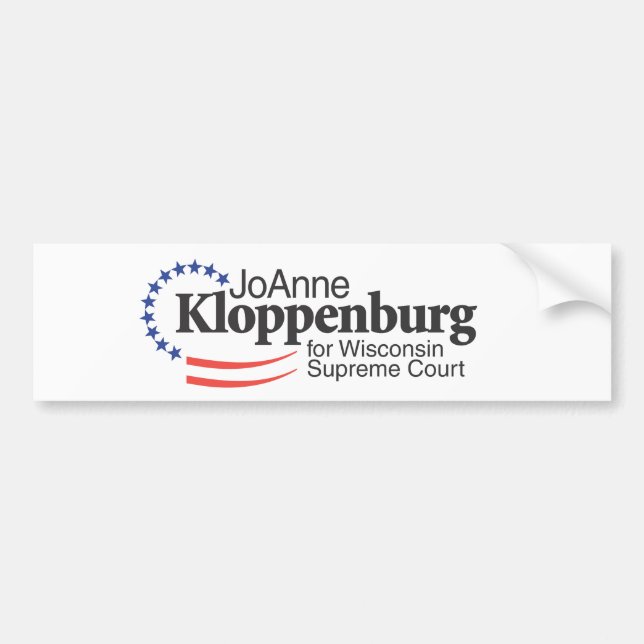 Kloppenburg för den Wisconsin högsta domstolen Bildekal (Framsidan)