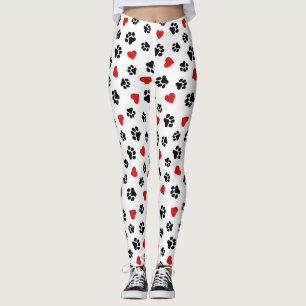 Klor & Hjärtan – Kärlek till Hundar Leggings