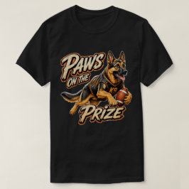 Klor på prisen tysk schäfer fotboll t shirt