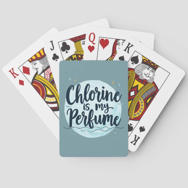 Klorin är min Parfym-fuktsoffert Casinokort (Baksidan)