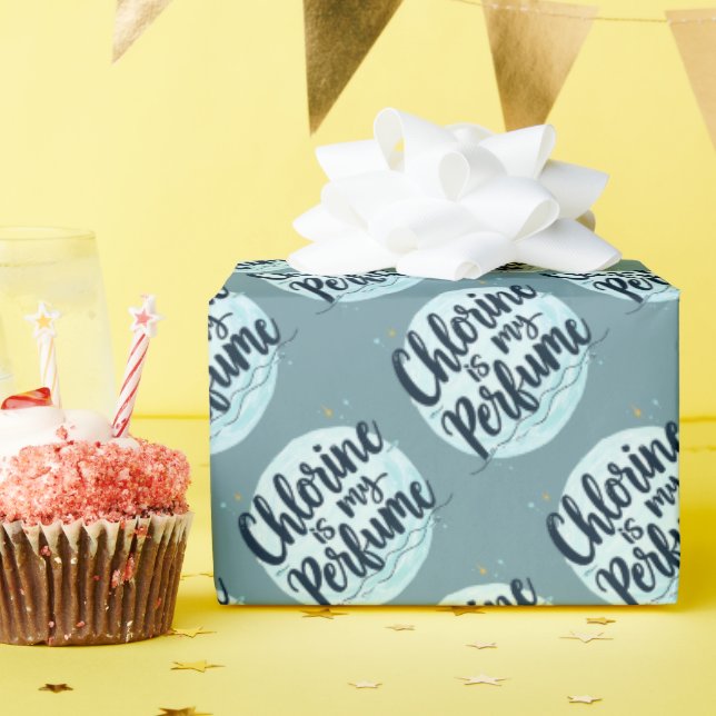 Klorin är min Parfym-fuktsoffert Presentpapper (Födelsedagsfest)