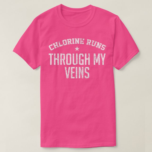 Klorin Springa genom mina Veins 1 T Shirt (Design framsida)