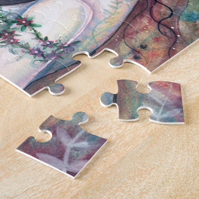 Kloris Goddess Flowers Puzzle med Tin Pussel (Sidan)