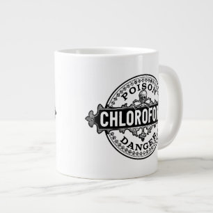 Kloroform Vintage Stil Poison Label Jumbo Mugg