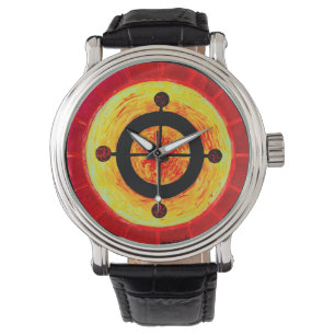 Klortisk solsymbol armbandsur