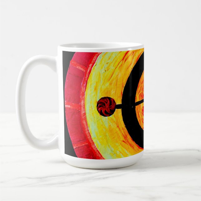 Klortisk solsymbol kaffemugg (Vänster)