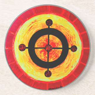 Klortisk solsymbol underlägg