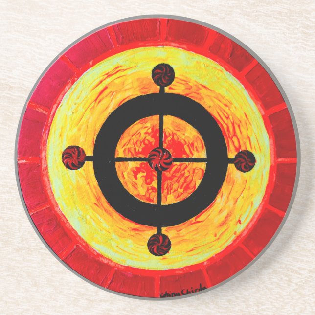 Klortisk solsymbol underlägg (Framsidan)