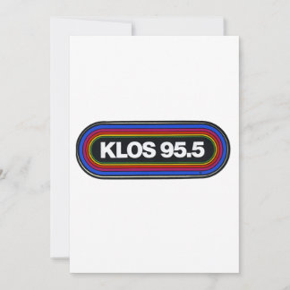 Klos från Radio station vintage Classic sten Inbjudningar