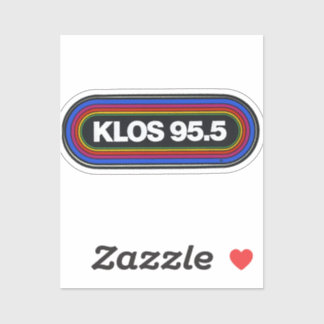 Klos från Radio station vintage Classic sten Klistermärken