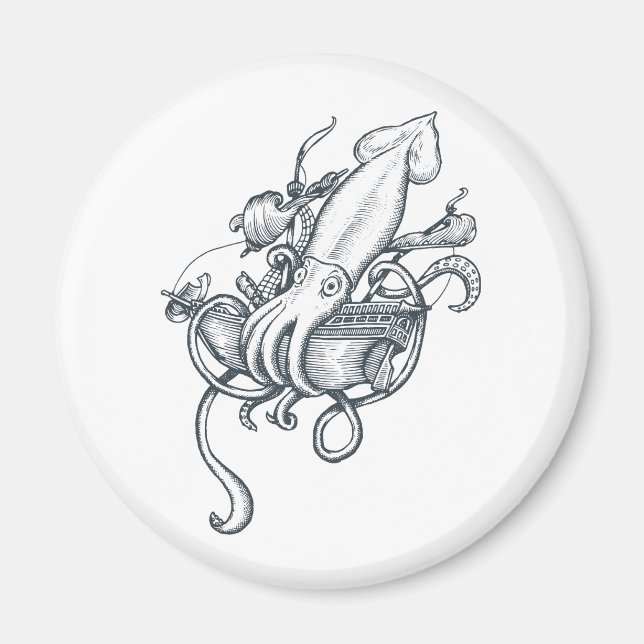 Klossalt bläckmagnet magnet (Framsidan)