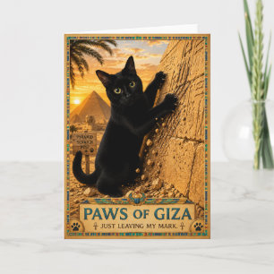 Klossar av Giza (Svart katt) Kort