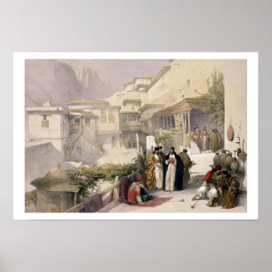 Kloster av St. Catherine, Mount Sinai, Februari 17 Poster
