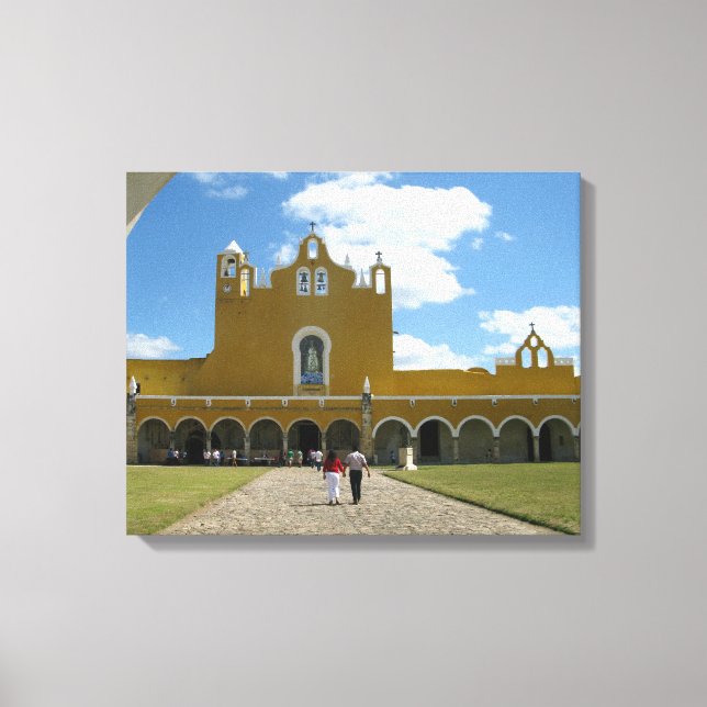 kloster i Izamal, Yucatán / Mexiko Canvastryck (Framsida)