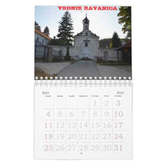 kloster i Serbien Kalender