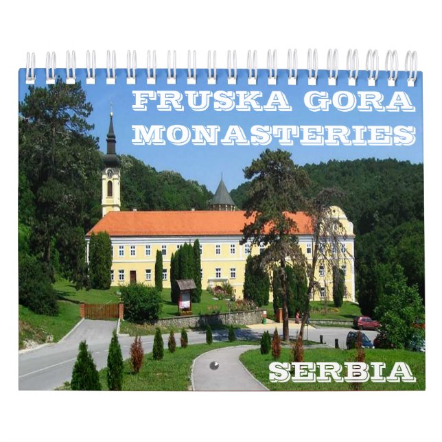 kloster i Serbien Kalender (Omslag)