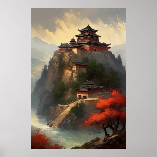 kloster på Rocky Heights Poster (Framsidan)