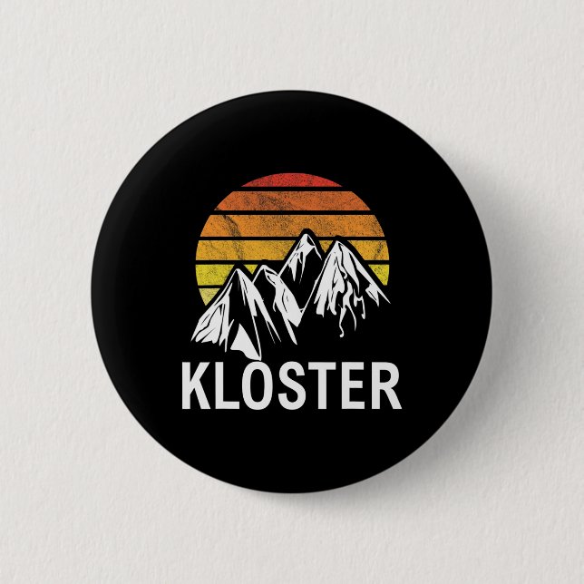 Kloster Swiss Alp Schweiz Ski Resort Snowboard Knapp (Framsida)