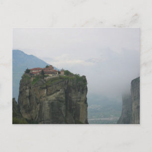 Kloster vid Meteora, Grekland Vykort