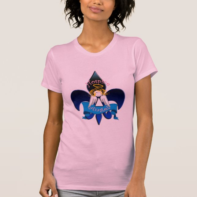Klosterhärbärgeängel Fleur de lis T-shirt (Framsida)
