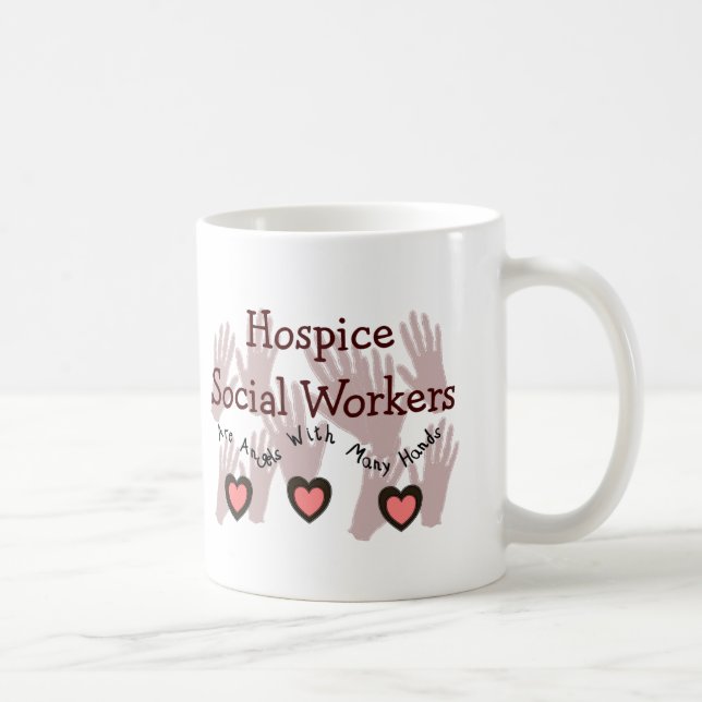 Klosterhärbärgesocialarbetare "änglar med många kaffemugg (Höger)