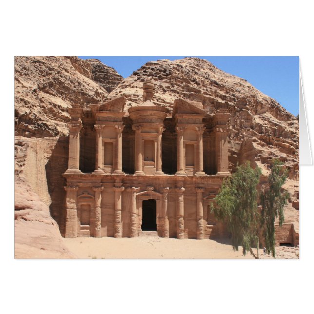 klosterpetra träd hälsningskort (Framsidan Horizontal)