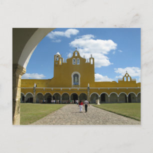 Klostret i Izamal i Mexiko Vykort
