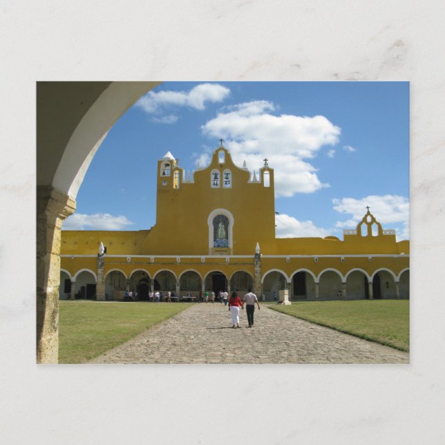 Klostret i Izamal i Mexiko Vykort (Framsida)