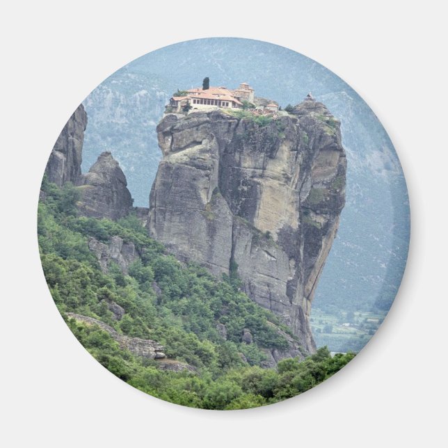 Klostret i Meteora, Grekland, Europa Magnet (Framsidan)