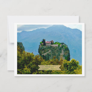 Klostret Meteora, Grekland Vykort
