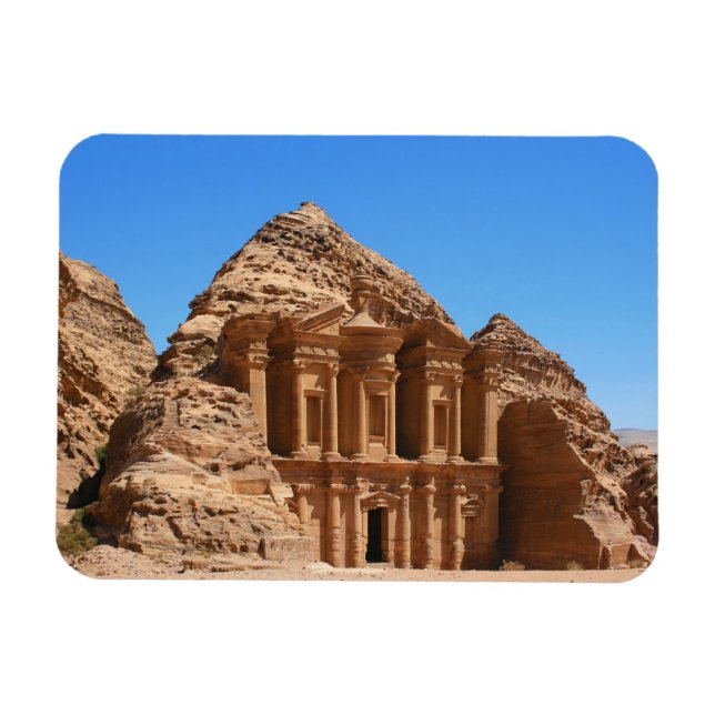 Klostret Petra Jordan Magnet (Horisontell)