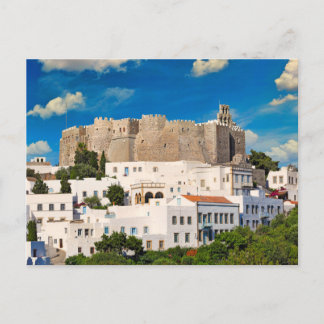 Klostret Saint John i Patmos, Grekland Vykort