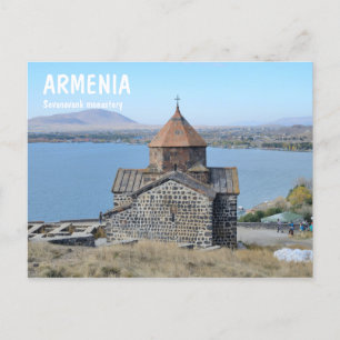 Klostret Sevanavank i Armenien Vykort