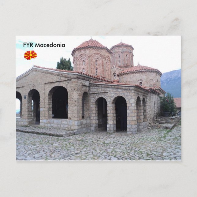 Klostret St. Naum, f.d. jugoslaviska republiken Ma Vykort (Framsida)
