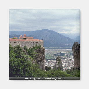 Klostret, Underbaren Meteora, Grekland Magnet
