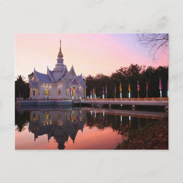 Klostret vid sjö. vykort (Framsida)