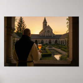 Klostrets tystnad och kvällsdröm Poster
