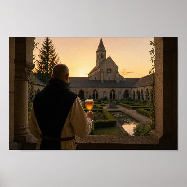 Klostrets tystnad och kvällsdröm Poster (Framsidan)