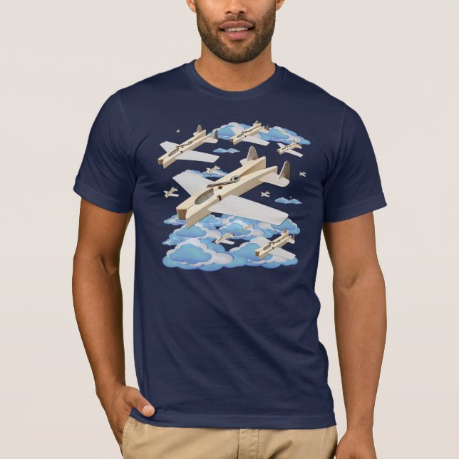 Klotsflygplan T-shirt (Framsida)