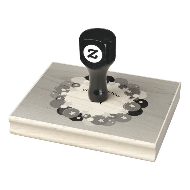 Klötslig julandetid med Monogram Stämpel (Stämpel)