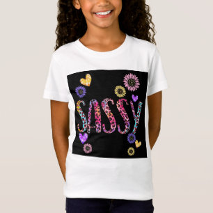 Klötsligt Roligt Färgfyllda flicktema T Shirt