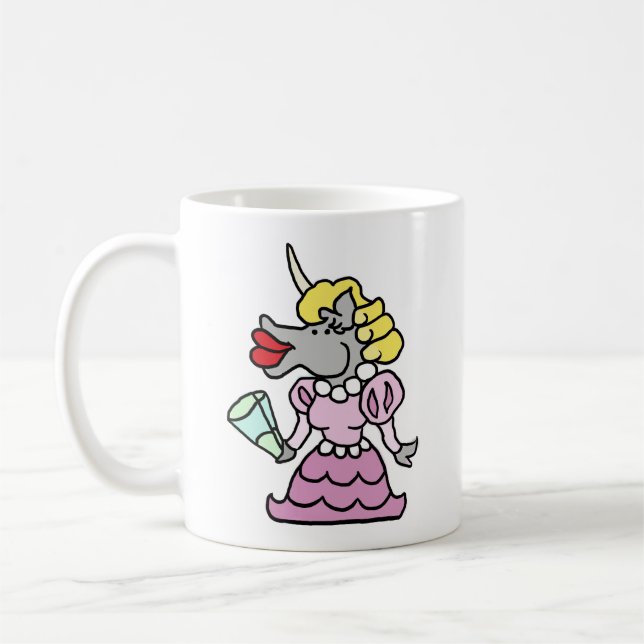 Klotter Francesca för trollkarl 101 Kaffemugg (Vänster)