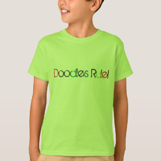 Klotter härskar skjortan för ungar t tee shirt