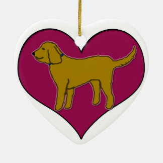 Klotter i min hjärta julgransprydnad keramik